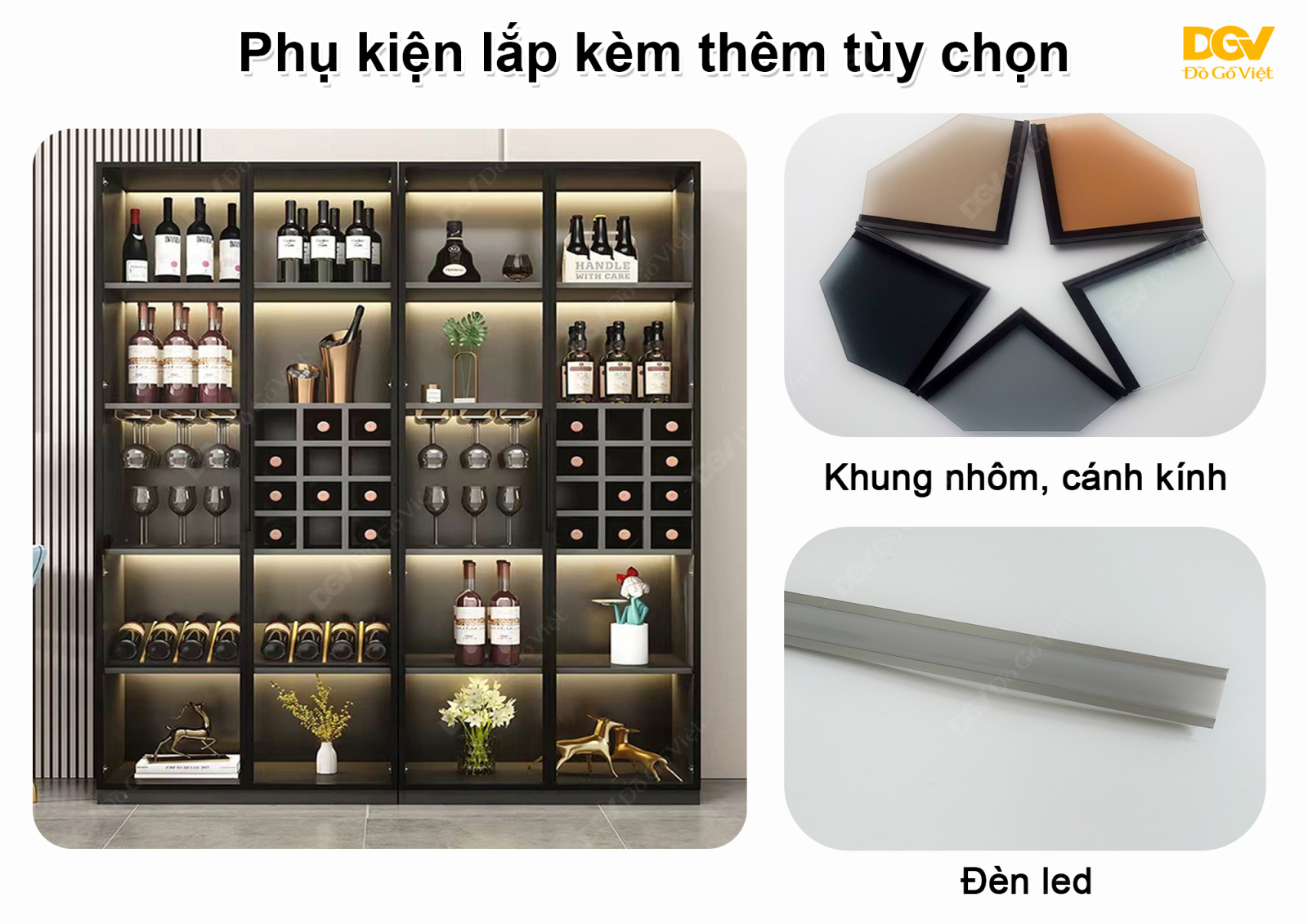 Tủ Rượu Gỗ Công Nghiệp