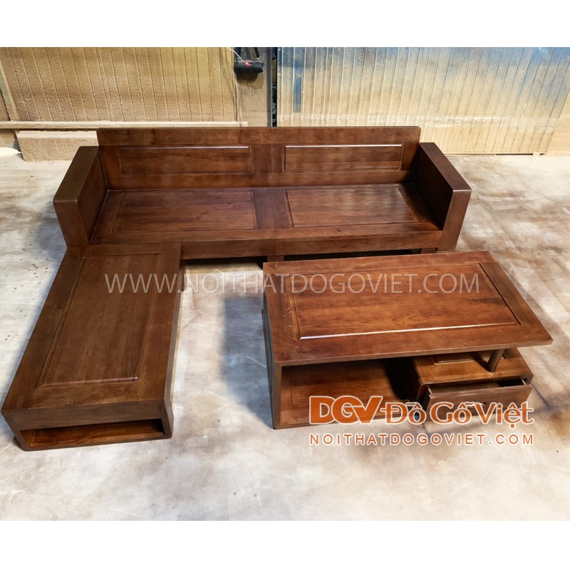 Bộ Bàn Ghế Sofa Gỗ Nệm Hiện Đại Gỗ Sồi Mỹ Màu Nâu.jpg