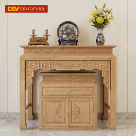 Án Gian Gia Tiên Gỗ Tự Nhiên Kích Thước 1m27 Chuẩn Lỗ Ban