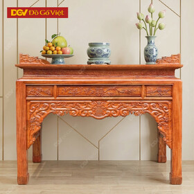 Án Gian Thờ 1m75 Gỗ Hương Đá Cao Cấp Mới 2026