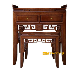 Án Gian Thờ Đẹp Họa Tiết Đơn Giản Cho Phòng Thờ Gia Tiên