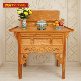 Bàn Cúng Gia Tiên 2 Tầng Gỗ Gõ Đỏ Nhóm 1 Cao Cấp Giá Tốt