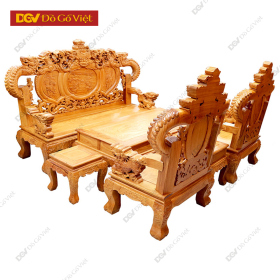 Bàn Ghế Gỗ Gõ Đỏ Tay Khuỳnh Nghê Đỉnh Đẳng Cấp Đẹp Giá...