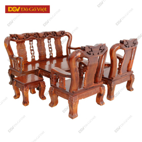 Bàn Ghế Gỗ Xoan Đào Triện Tay 12 6 Món Đẹp Giá Rẻ