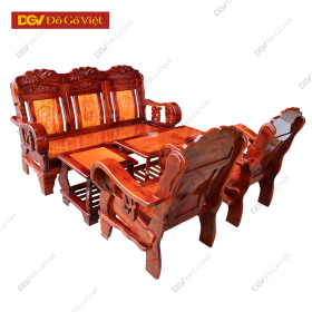 Bàn Ghế Salon Gỗ Xoan Đào Chạm Chữ Phúc Lộc Thọ Đẹp Giá Rẻ