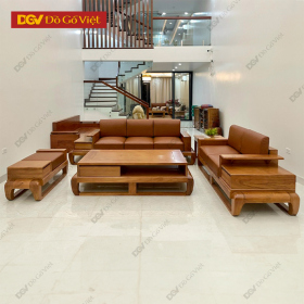 Bàn Ghế Sofa Đùi Gà Gỗ Gõ Đỏ Phong Cách Hiện Đại Đẹp