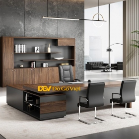 Bàn Làm Việc Giám Đốc Phong Cách Hiện Đại Gỗ MDF Mẫu Đẹp