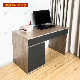 Bàn Làm Việc Gỗ Công Nghiệp Tối Giản Kèm Tủ Lưu Trữ Tiện Ích