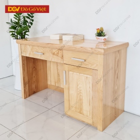 Bàn Làm Việc Nhỏ Gỗ Veneer Sồi 1m2 Giá Rẻ Bình Dân