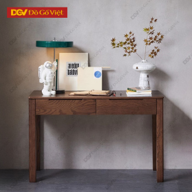 Bàn Làm Việc Nhỏ Gọn Gỗ Sồi Tự Nhiên Phong Cách Tối Giản
