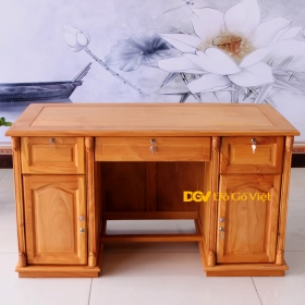 Bàn Làm Việc Trưởng Phòng Gỗ Gõ Đỏ Pano Cao Cấp Đẹp Giá Rẻ
