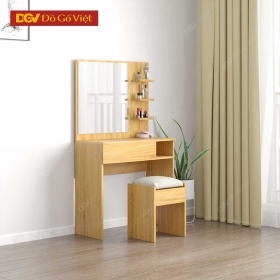 Bàn Phấn Gỗ Công Nghiệp Hiện Đại Có Kệ Để Đồ Tiện Lợi