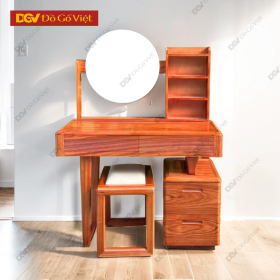Bàn Phấn Trang Điểm Gỗ Cẩm Vân 1m Kiểu Hàn Quốc