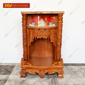 Bàn Thần Tài Ông Địa 100% Gõ Đỏ Cao Cấp