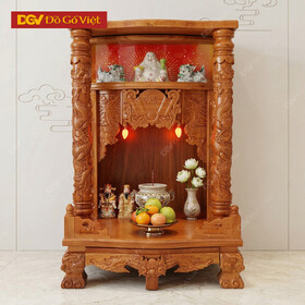 Bàn Thần Tài Ông Địa 100% Gõ Đỏ Cao Cấp