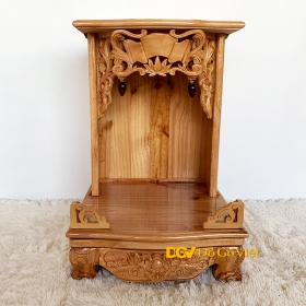 Bàn Thần Tài Ông Địa Đơn Giản Nhỏ Gỗ Xoan Đẹp Giá Rẻ