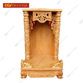 Bàn Thần Tài Ông Địa Nhỏ Gỗ Gõ Đỏ Đep Giá Rẻ