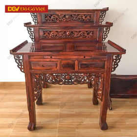 Bàn Thờ 3 Tầng Gỗ Muồng Tự Nhiên 1m35 Đẹp Giá Tốt