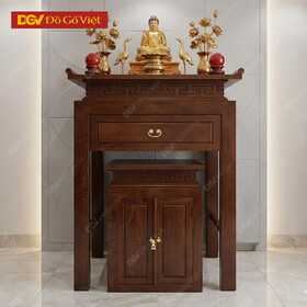 Bàn Thờ Án Gian Đẹp Chất Gỗ Tự Nhiên Chống Mối Mọt Tốt