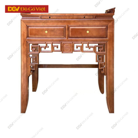 Bàn Thờ Gỗ Đẹp 1 Tầng Nhỏ Kiểu Dáng Tối Giản Tiện Lợi