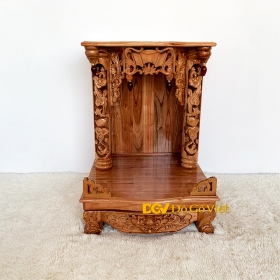 Bàn Thờ Ông Địa Gia Đình Gỗ Xoan Đẹp Bền Giá Rẻ