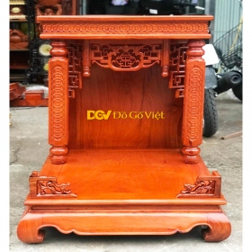 Bàn Thờ Thần Tài Chạm Đồng Tiền Gỗ Hương Đá Bền Đẹp Rẻ