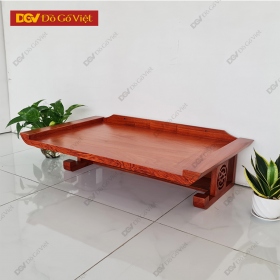 Bàn Thờ Treo Tường Gỗ Hương Đá Chạm Ngang 80cm