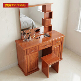 Bàn Trang Điểm 2 Thùng Gỗ Hương Đá Cao Cấp