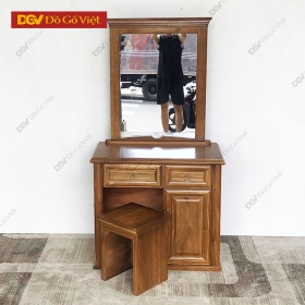 Bàn Trang Điểm Gỗ Hương Hiện Đại Gương Vuông Đẹp Giá Rẻ