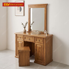 Bàn Trang Điểm Gỗ Hương Hiện Đại Gương Vuông Đẹp Giá Rẻ