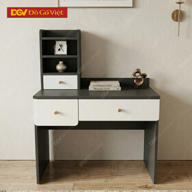 Bàn Trang Điểm Gỗ MDF Hiện Đại Phối Giương Tròn Sang Trọng