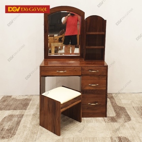 Bàn Trang Điểm Gỗ Óc Chó Thùng Gương Vòm Đẹp Giá Rẻ