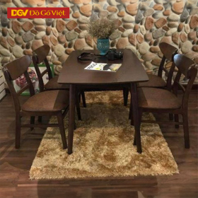 Bộ Bàn Ghế Ăn Mini Màu Nâu Hiện Đại Sang Trọng