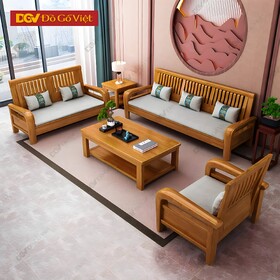 Bộ Bàn Ghế Đối Lớn Gỗ Gõ Đỏ Tựa Lưng Nan Hiện Đại Đẹp