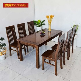 Bộ Bàn Ghế Gỗ Phòng Ăn Sồi Nga Hiện Đại Đẹp Giá Rẻ