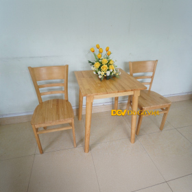 Bộ Bàn Ghế Vuông Gỗ Tự Nhiên Để Phòng Ngủ Khách Sạn Đẹp...