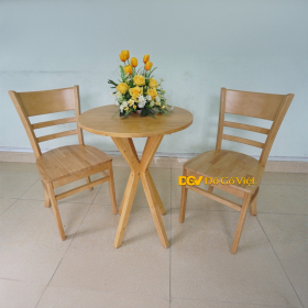 Bộ Bàn Trà Phòng Ngủ Gỗ Cao Su Tự Nhiên Giá Rẻ