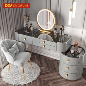 Bộ Bàn Trang Điểm Hiện Đại Mặt Kính Nhập Khẩu Đẹp Mới 2025