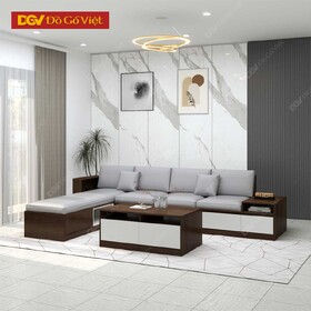 Bộ Sofa Gỗ Cao Su Veneer Sồi Mẫu Độc Quyền Đồ Gỗ Việt