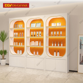 Bộ Tủ 3 Kệ Trưng Bày Sản Phẩm Đẹp Cho Spa Thẩm Mỹ Hiện Đại