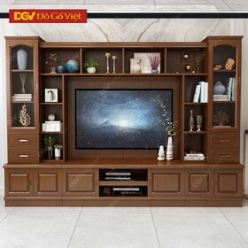 Bộ Tủ Tivi Kèm Kệ Để Đồ Trang Trí Tiện Lợi Cho Phòng Khách