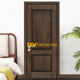 Cửa Gỗ Thông Phòng 1 Cánh Khung Gỗ Cứng Cáp