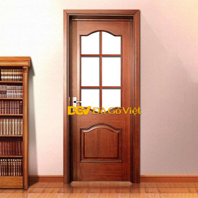 Cửa Gỗ Thông Phòng Loại 1 Cánh Mở Cao Cấp