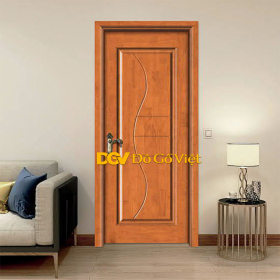 Cửa Vân Gỗ Khung Bao Cứng Cáp Chống Mối Mọt Tốt
