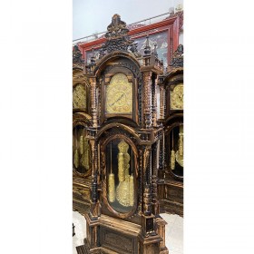 Đồng Hồ Đứng Quả Lắc Gỗ Mun Lào Cao Cấp Giá Tốt