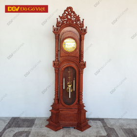 Đồng Hồ Quả Lắc Đứng Gỗ Hương Đá Cao Cấp Đẹp Giá Tốt