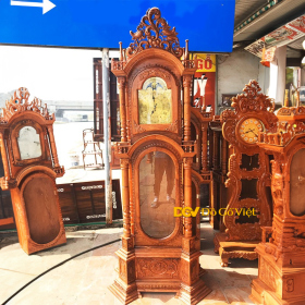 Đồng Hồ Tháp Đứng Gỗ Hương Đá Nhóm 1 Cao Cấp Đẹp Giá Rẻ