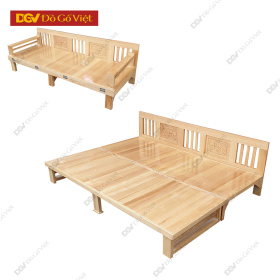 Ghế Gấp Thành Giường Gỗ Sồi Nga Tự Nhiên Đẹp Giá Rẻ