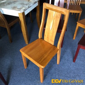 Ghế Gỗ Lưng Tựa Cao Màu Tự Nhiên Đẹp Giá Rẻ