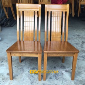 Ghế Gỗ Phòng Ăn Lưng Cao Gỗ Cao Su Đẹp Giá Rẻ